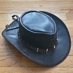 Vintage Barmah 1033MC Outback Leather Hat
